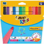 BIC KIDS VISACOLOR XL MARKER BULLET 45MM ASSORTED BOX 11