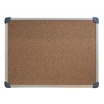 QUARTET CORKBOARD ALUMINIUM FRAME 450X600MM SL