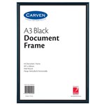 CARVEN DOCUMENT FRAME BLACK A3