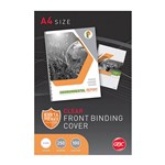 GBC BINDING COVER A4 250 MICRON CLEAR PACK 100