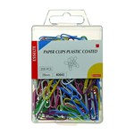 CLIP PAPER GLIDE ON COLOURED PVC COATED 28MM
