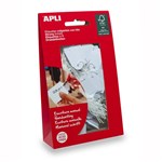 APLI HANDWRITING STRUNG TICKETS 07011 22X35MM WHITE BAG 100