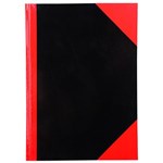 NOTEBOOK A4 BLACK  RED 200LF