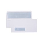CUMBERLAND SELF SEAL SECRETIVE ENVELOPE 80GSM DLX 120 X 235MM WHITE BOX500