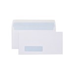 CUMBERLAND STRIP SEAL CORRESPONDENCE 80GSM DLX 120 X 235MM WHITE BOX500