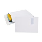 CUMBERLAND STRIP SEAL EXPANDABLE ENVELOPE WINSEC 150GSM 340 X 229MM WHITE PACK50