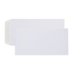 CUMBERLAND STRIP SEAL POCKET ENVELOPE 80GSM DL 220X110MM WHITE BOX500