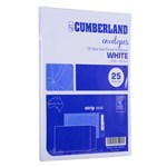 CUMBERLAND STRIP SEAL POCKET ENVELOPE85GSM C5 229 X 162MM WHITE PACK2