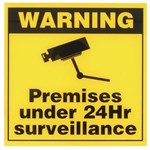 Surveillance Warning Sign 300 x 300mm