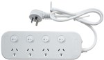 4 way Powerboard with 4 switches and Surge Overload Protection