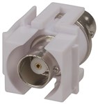 Keystone Insert  BNC to BNC Socket White