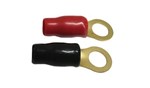 Large Eye Terminals 4GA Pack 1 Black 1 Red Pack