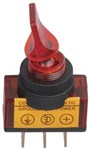 12V Illuminated Toggle RED