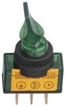 12V Illuminated Toggle GREEN