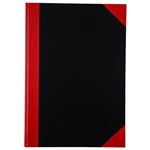 CUMBERLAND RED  BLACK NOTEBOOK A4 100 LEAF