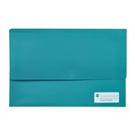 MARBIG POLYPICK FOOLSCAP DOCUMENT WALLET TEAL