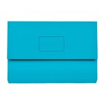 MARBIG SLIMPICK FOOLSCAP DOCUMENT WALLET BLUE