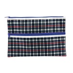 CELCO TARTAN CASES 375MM X 264MM 2 ZIP