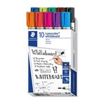 MARKER WHITEBOARD STAEDTLER 351 BULLET ASST BX10
